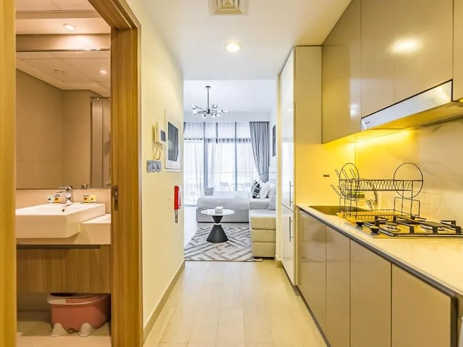 Apartment Relaxing Studio Retreat In Vibrant Meydan City Dubai United Arab Emirates