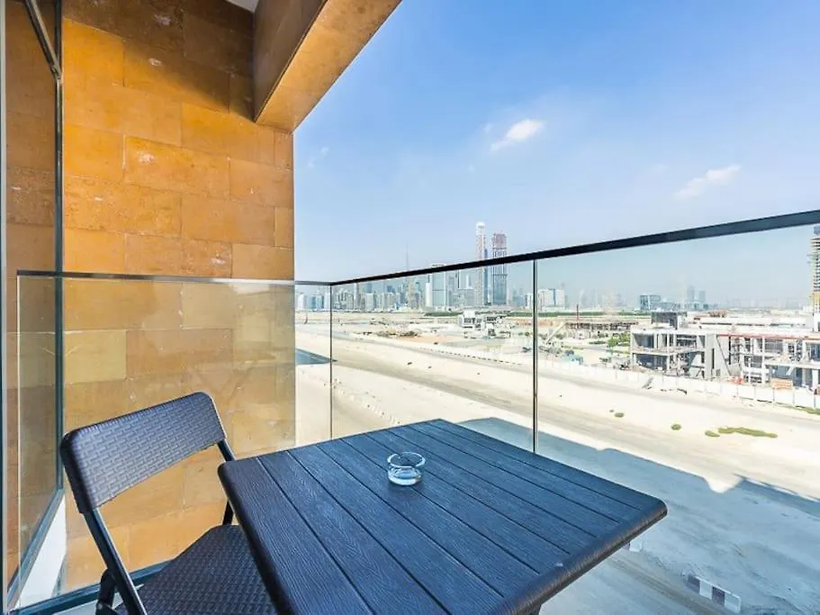 Relaxing Studio Retreat In Vibrant Meydan City Dubai Apartment